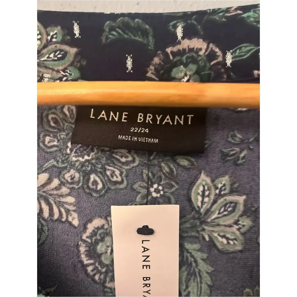 NWT Lane Bryant Floral Blouse