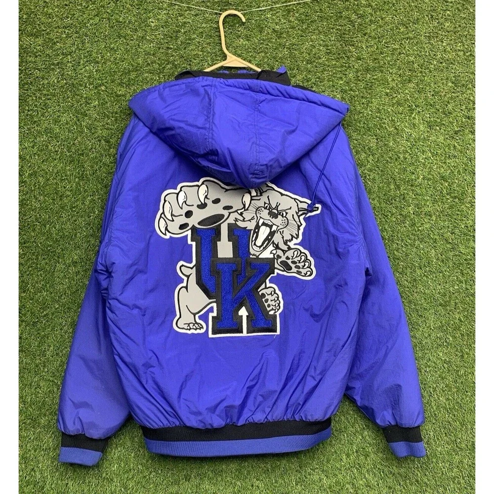 Vintage Champion University Of Kentucky Wildcats Puffer Jacket Mens Medium