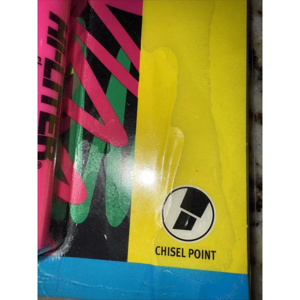 15 Avery Hi-liter Assorted‎ Fluorescent Colors Chisel Tip Highlighters 5217