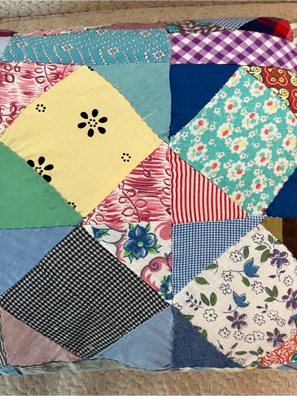 N/A handmade throw