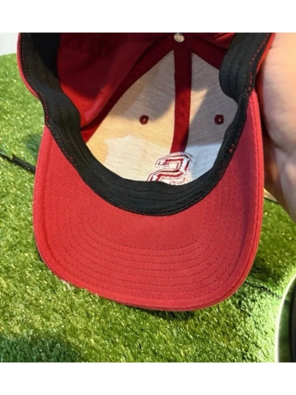 Vintage Stanford Cardinal hat cap fitted one size red Nike Y2K football mens