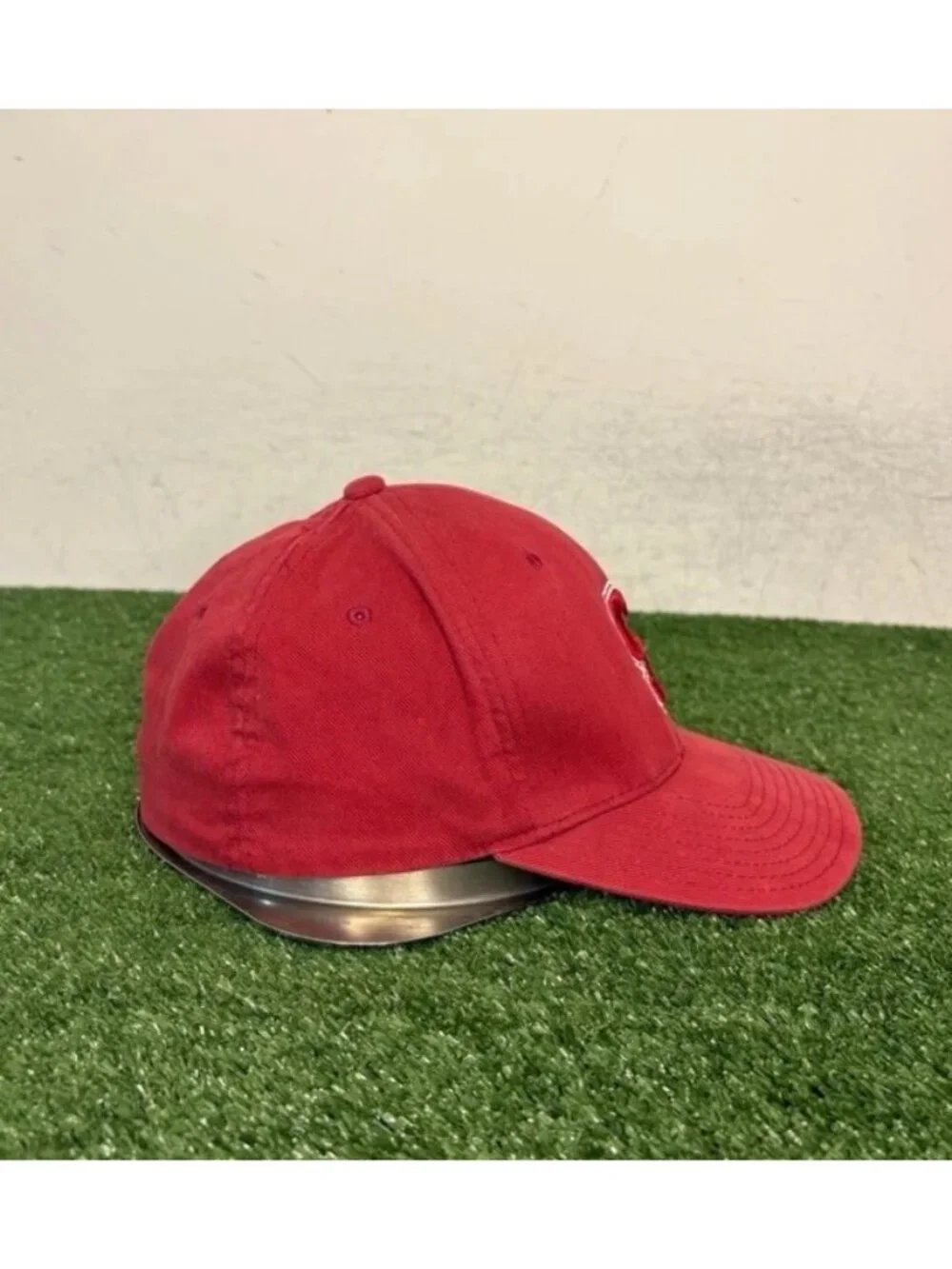 Vintage Stanford Cardinal hat cap fitted one size red Nike Y2K football mens
