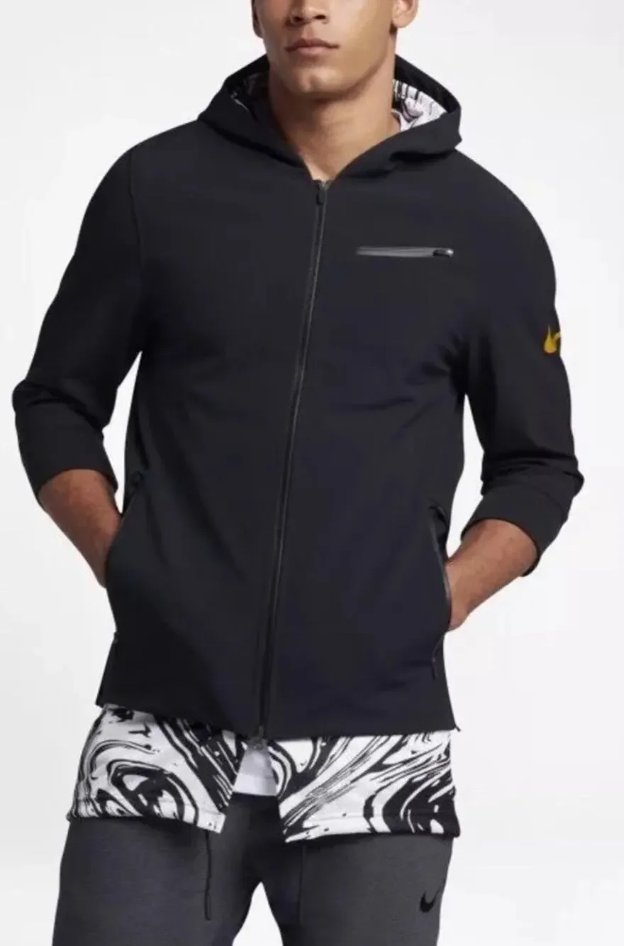 Nike Dry MVP BHM Black/Black/Flat Gold/Flat Gold Basketball Jacket885851 XXXL
