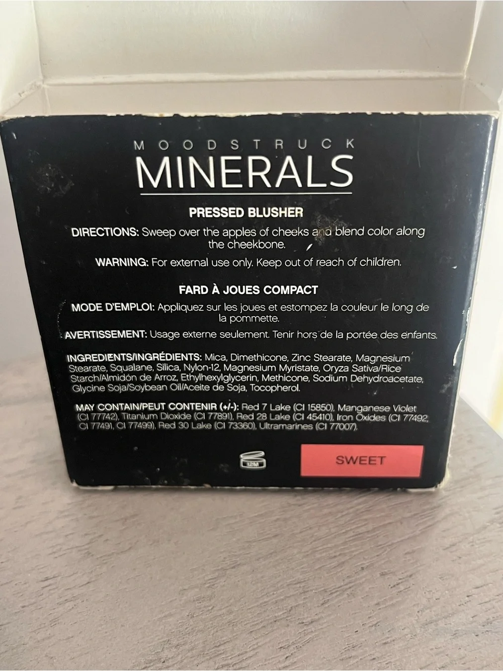 Younique Moodstruck Minerals Pressed Blusher Sweet 0.35 oz Full Size
