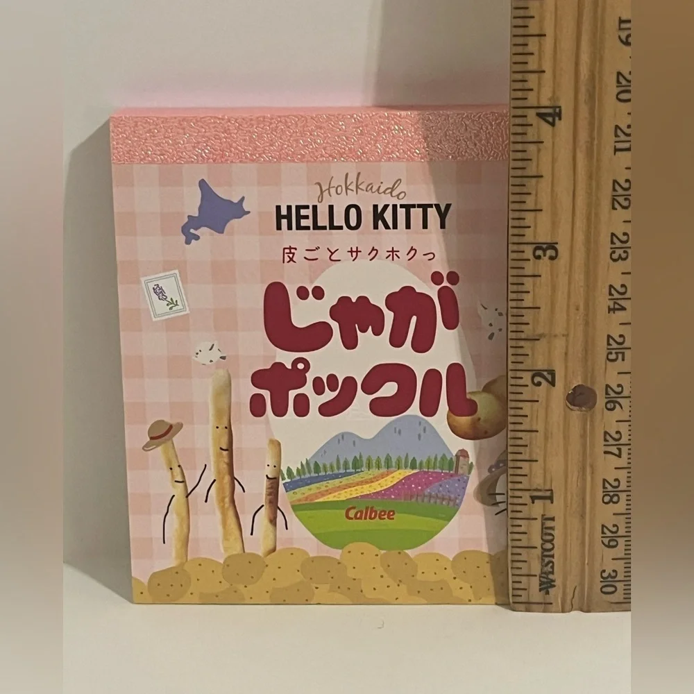 Hello Kitty Hokkaido Calbee Collaboration Small Square Memo Pad