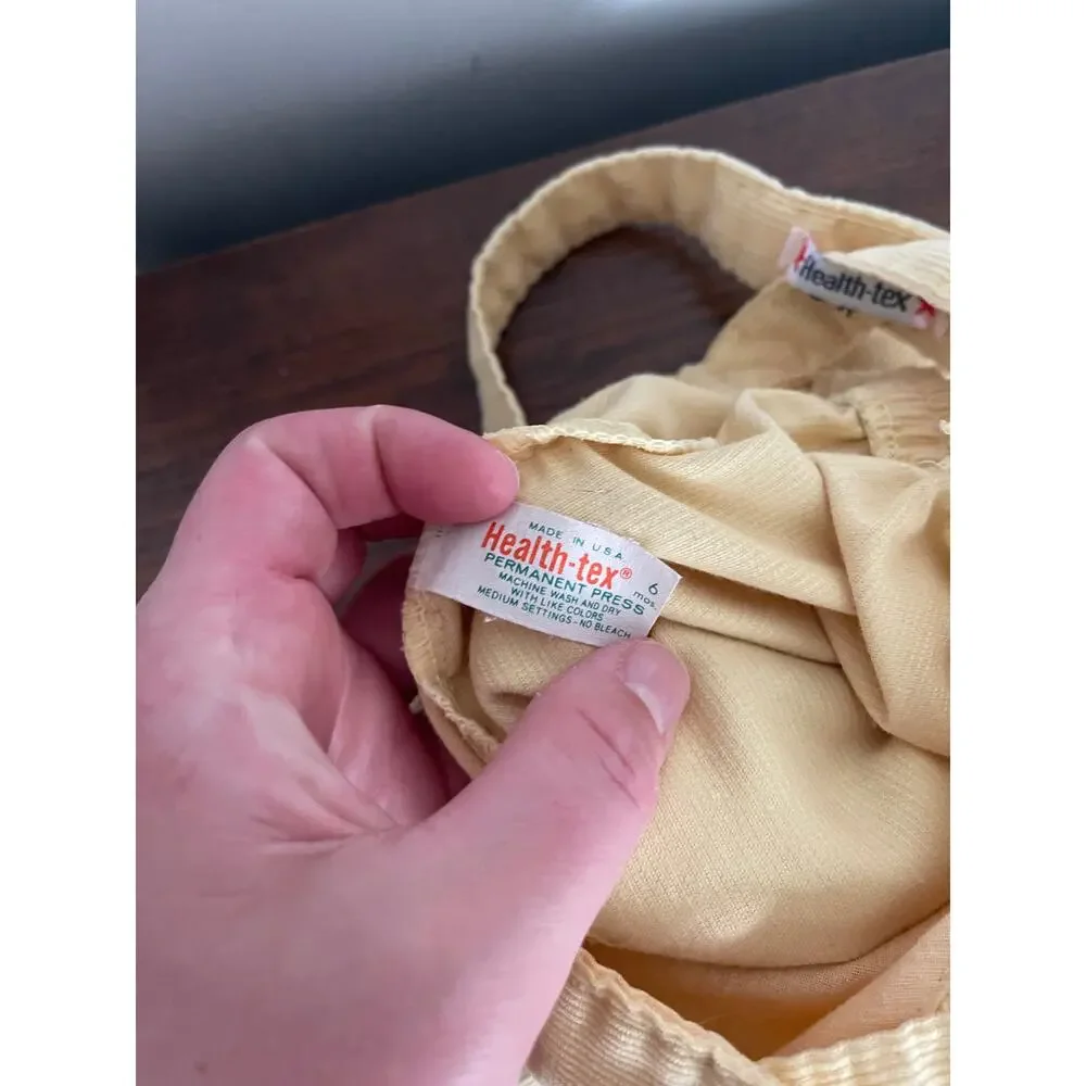 healthtex vintage yellow