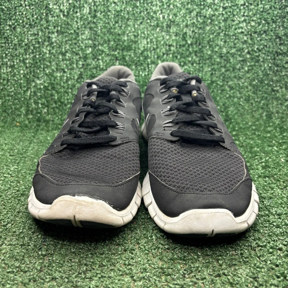 Nike Free 5.0 Running Breathable Mesh Athletic Training Shoe Black Women 6.5(5Y)
