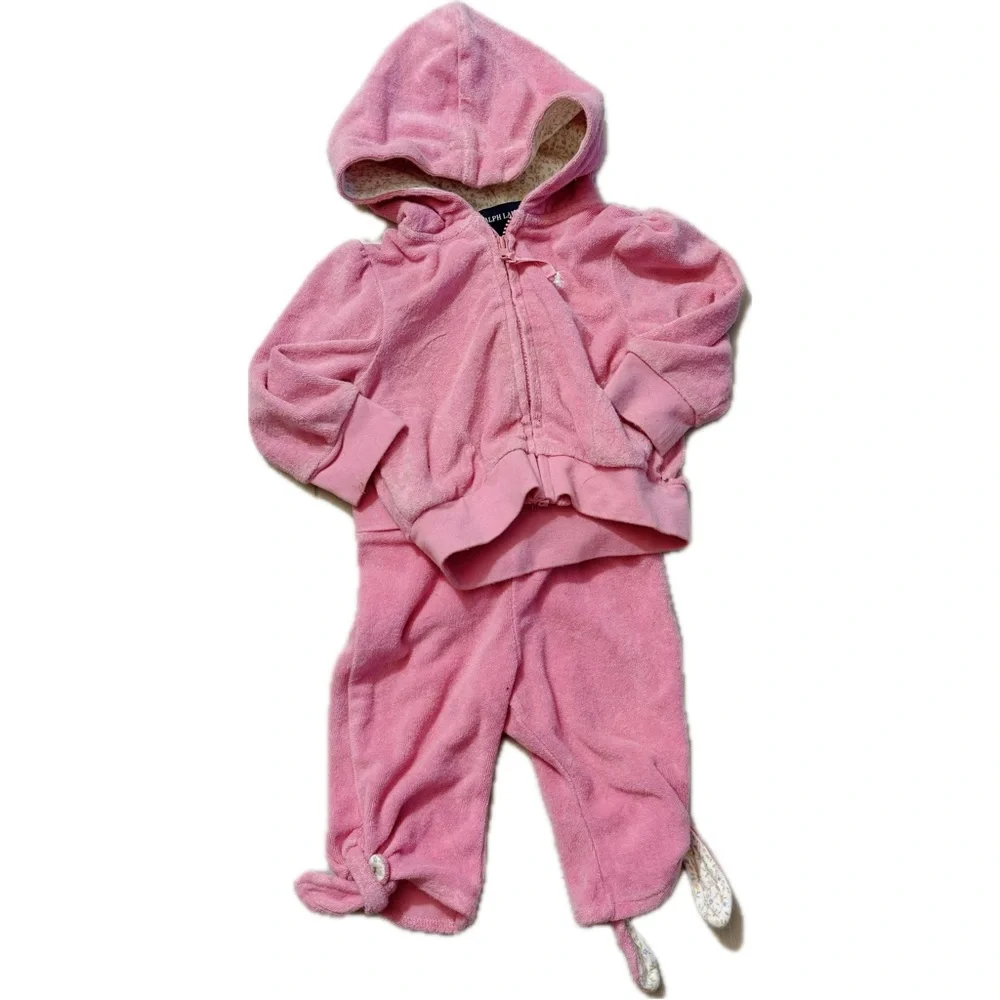 Ralph Lauren Pink‎ Kids Matching Set