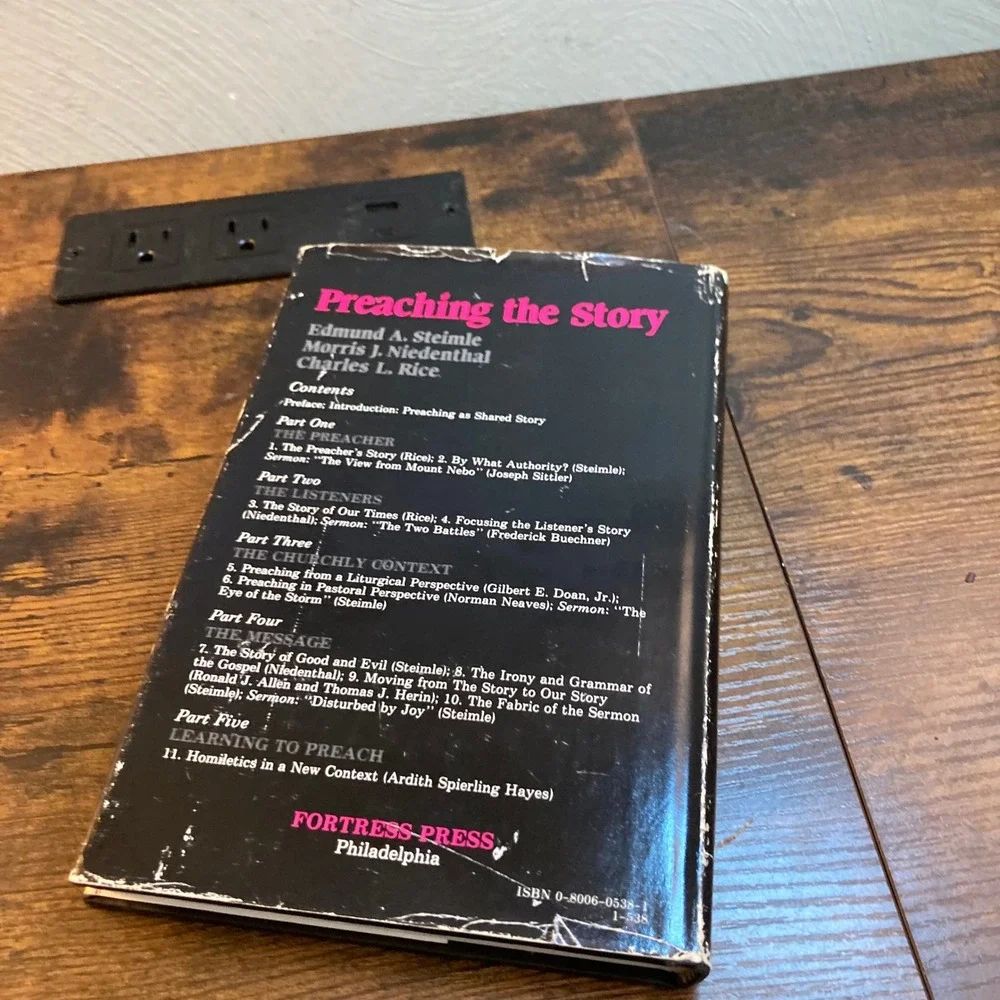 Preaching the Story Christian Homiletics Narrative Preaching Book 1980 Lutheran