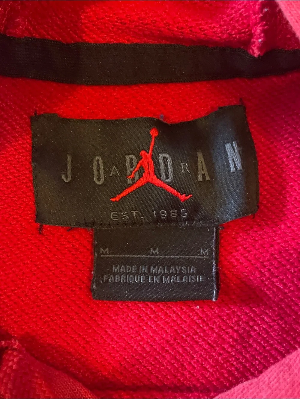 Jordan red hoodie