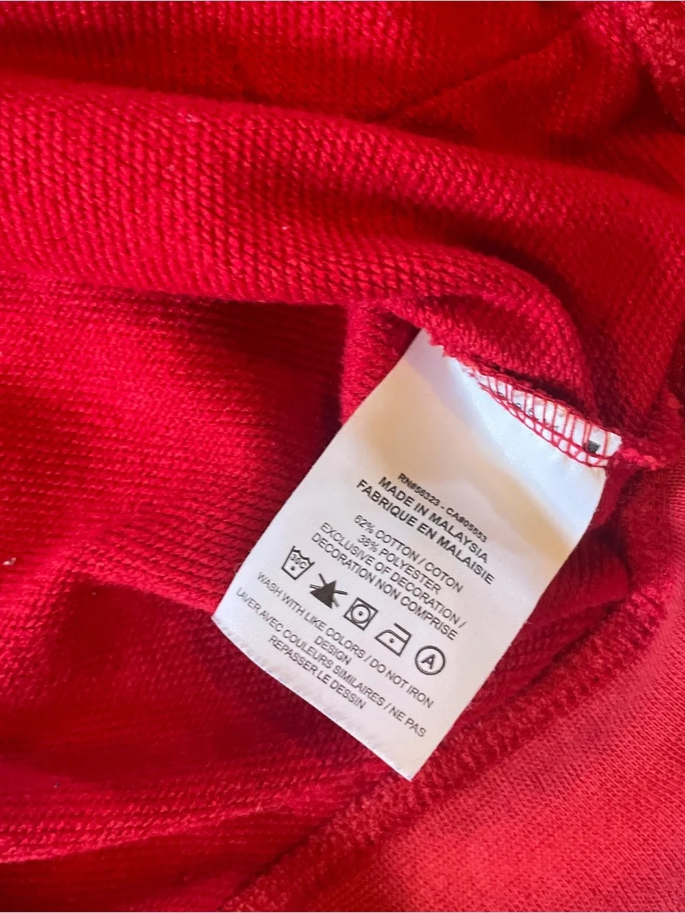 Jordan red hoodie