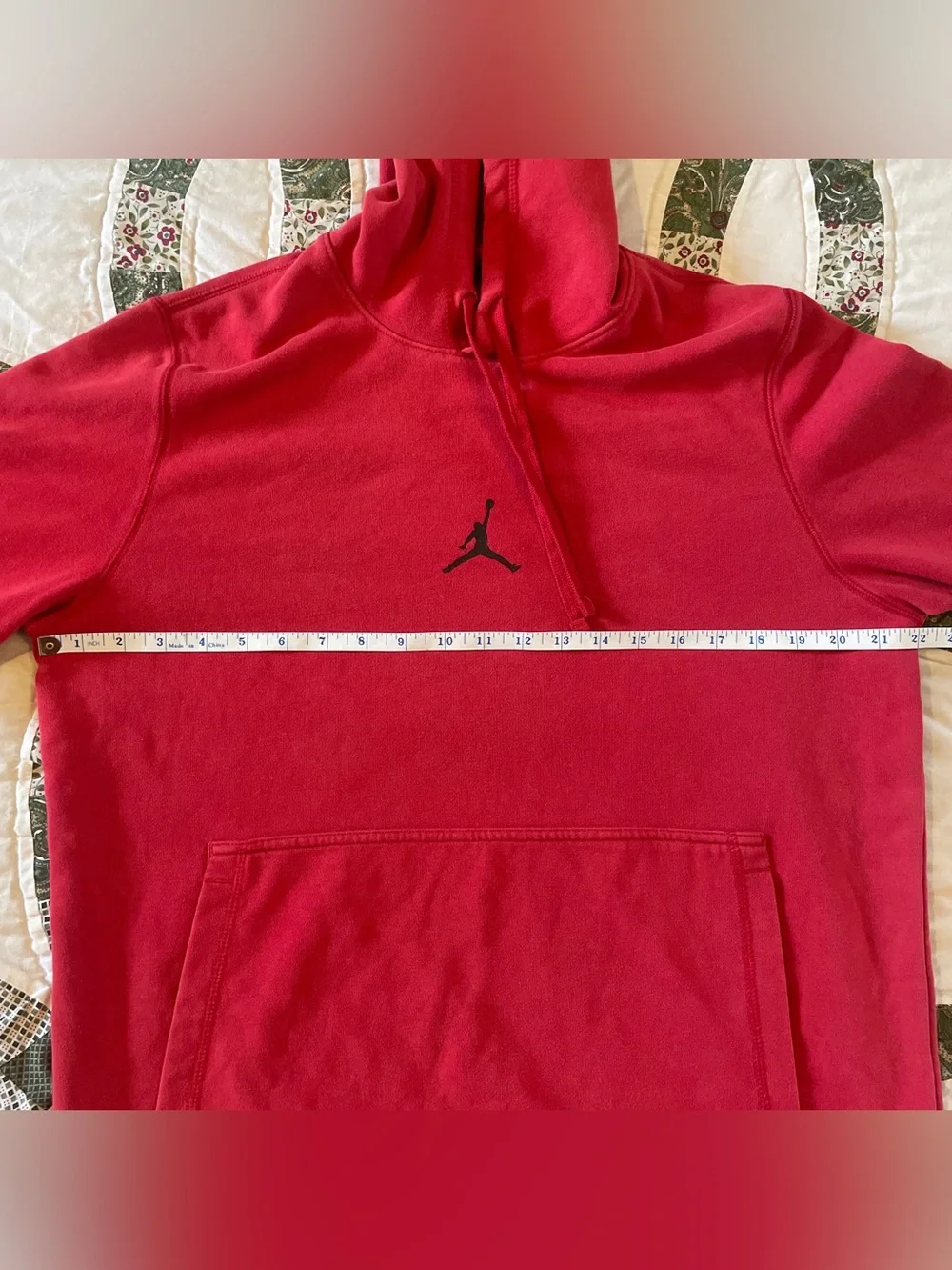 Jordan red hoodie