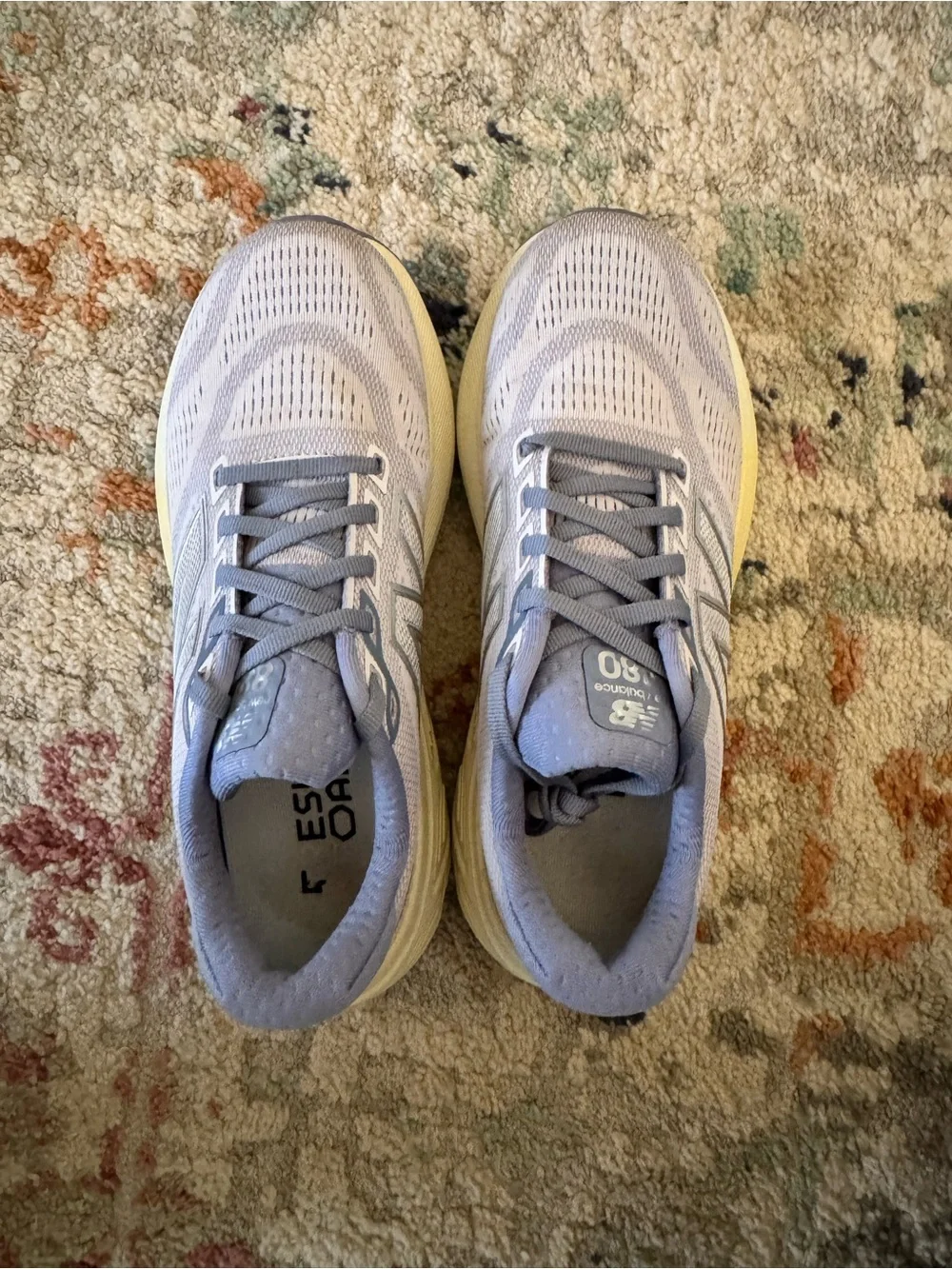 New Balance 880s Women's Sneakers - Light Lavender and Pale Yellow