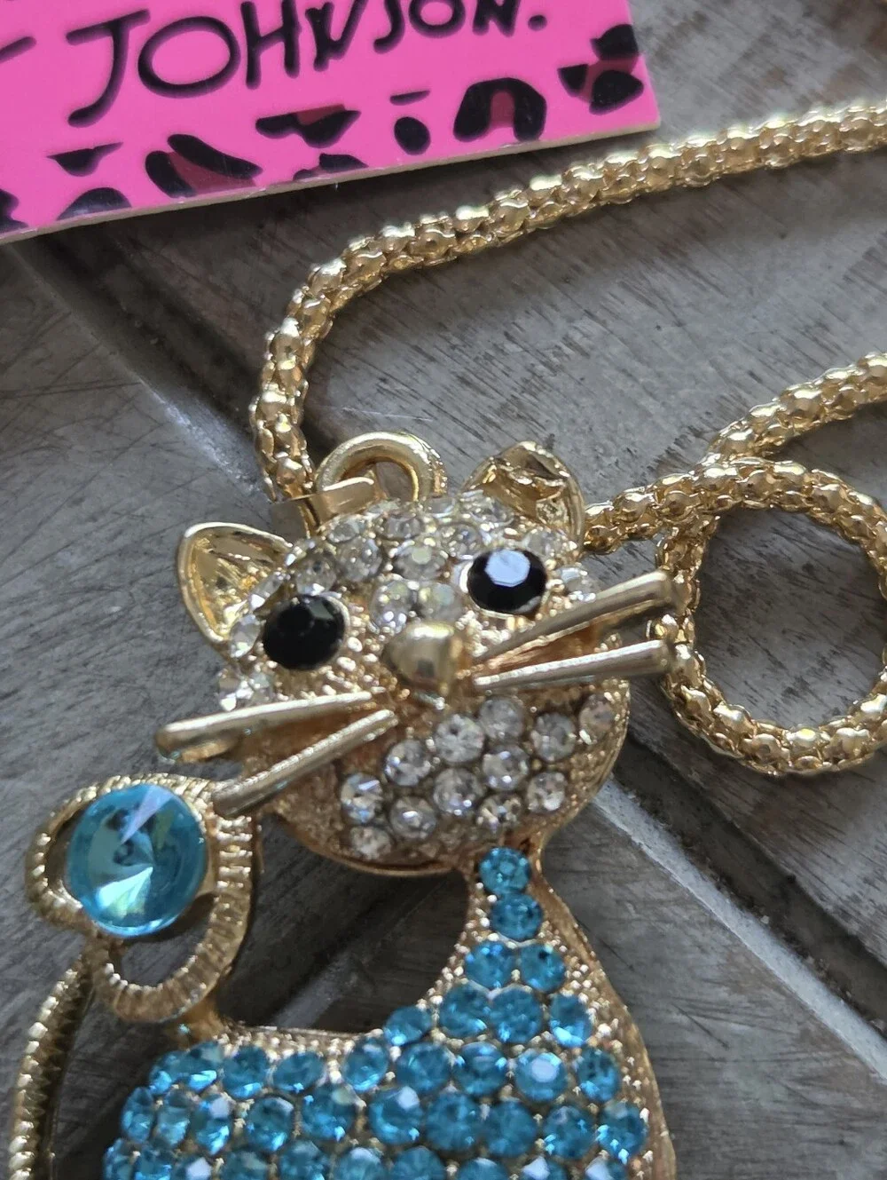 Betsey Johnson gold tone