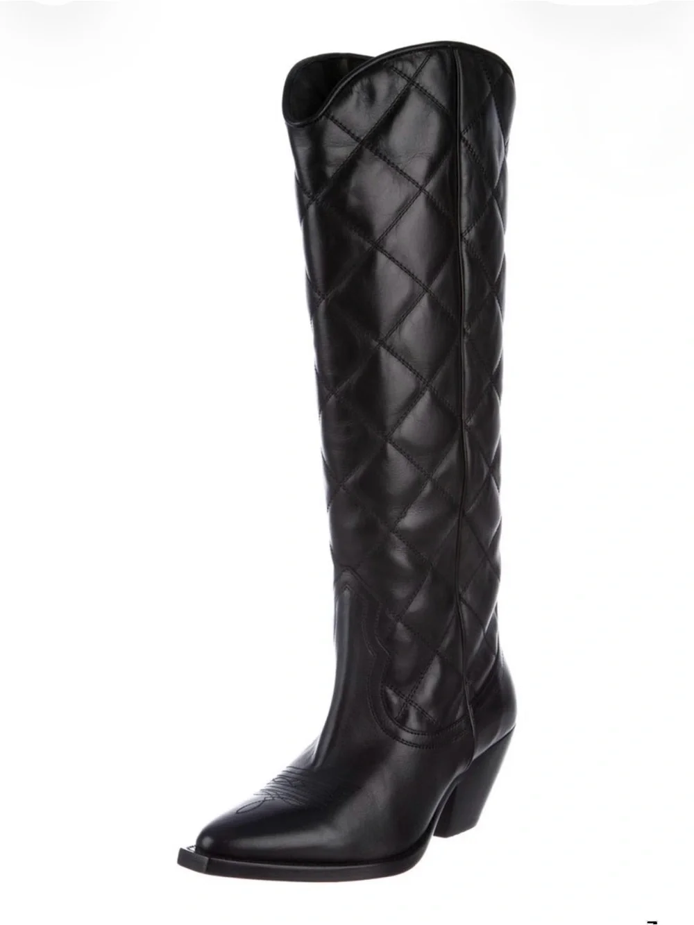 Sandro description leather