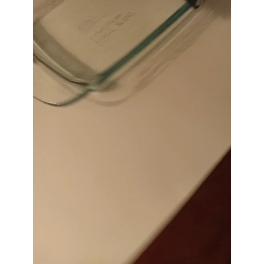 PYREX 3Qt Clear Glass Open Handled Casserole Dish 9x13 Baking Lasagna Pan C233