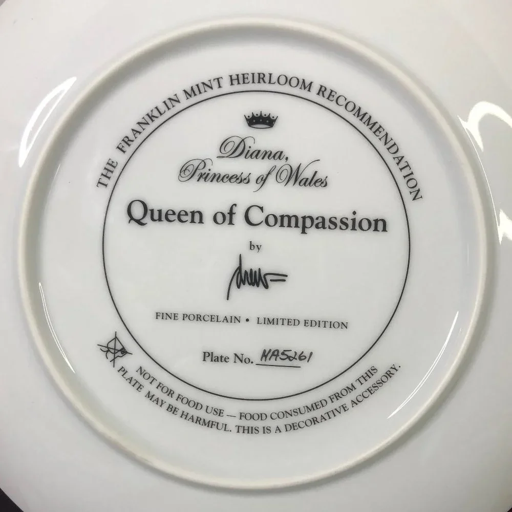 The Franklin Mint Diana, Princess of Wales Queen of Compassion