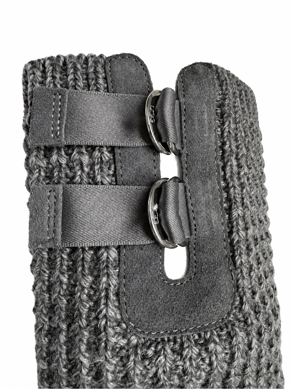 UGG Classic Solene Tall Knit Boots Charcoal Grey Size 7 BNWT Box