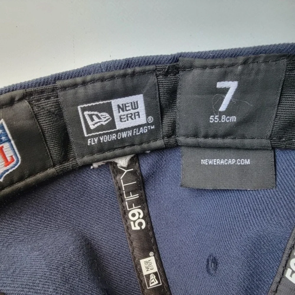 NFL Seattle Seahawks‎ New Era 59fifty Cap Hat Size 7 Polyester Blue