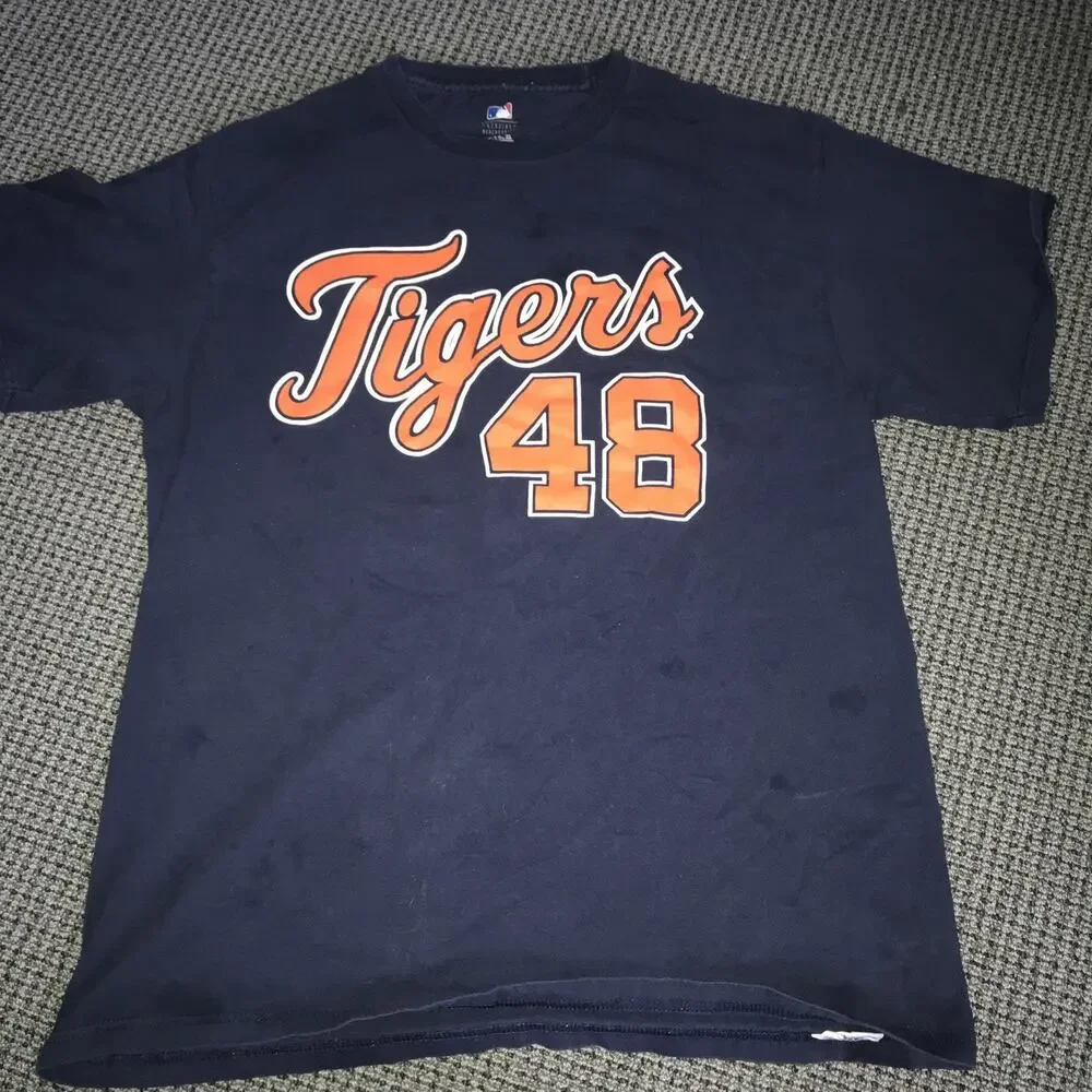 Detroit Tigers Rick Porcello #48 T-Shirt Adult Large‎