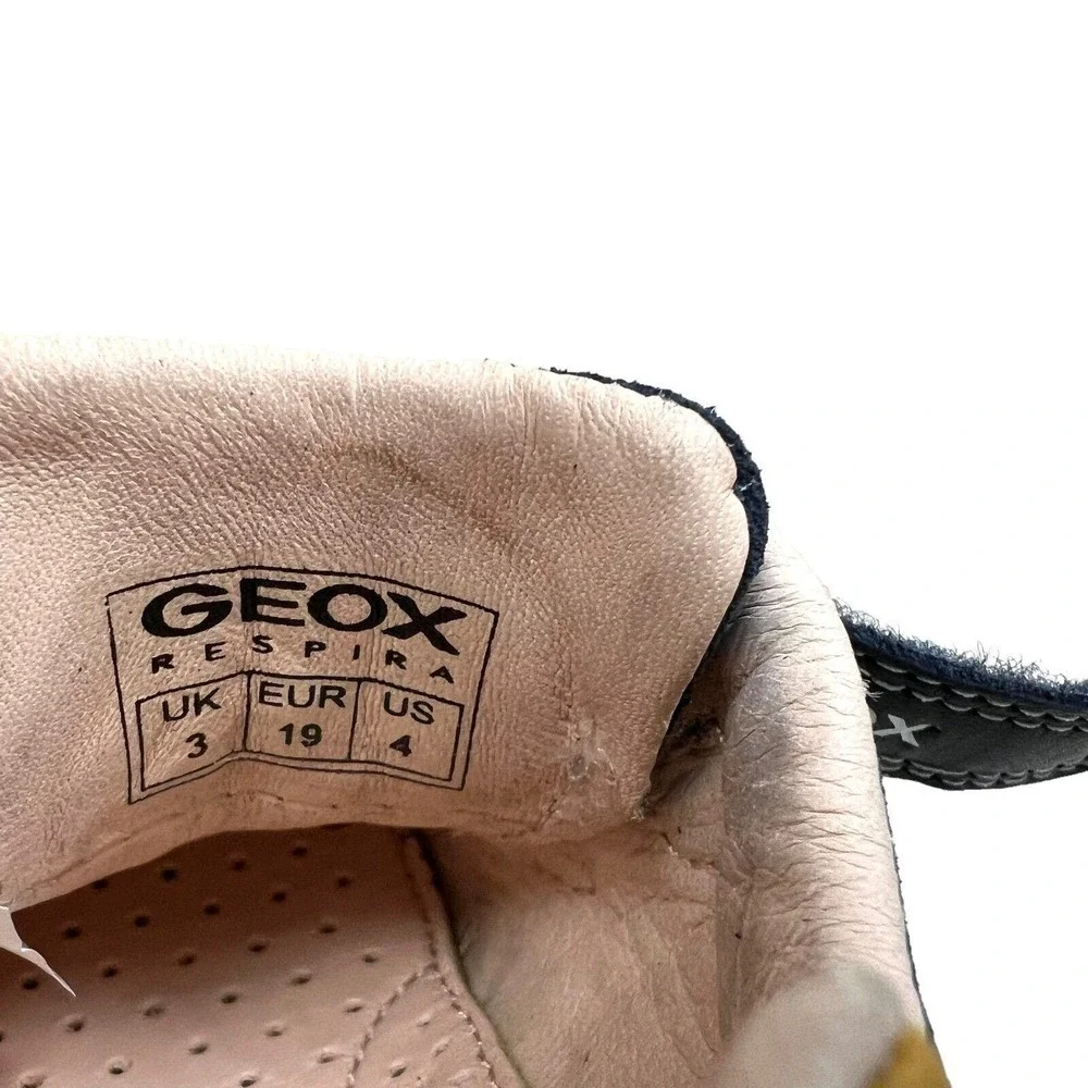 Geox Respira Disney Sneaker Mickey Mouse‎ Duo Monk Straps Baby Boy Blue Size 4