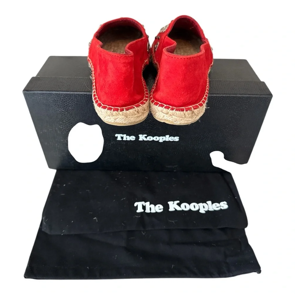 The Kooples Daisy Espadrilles New in Box Size 38 Made in Spain🇪🇸!