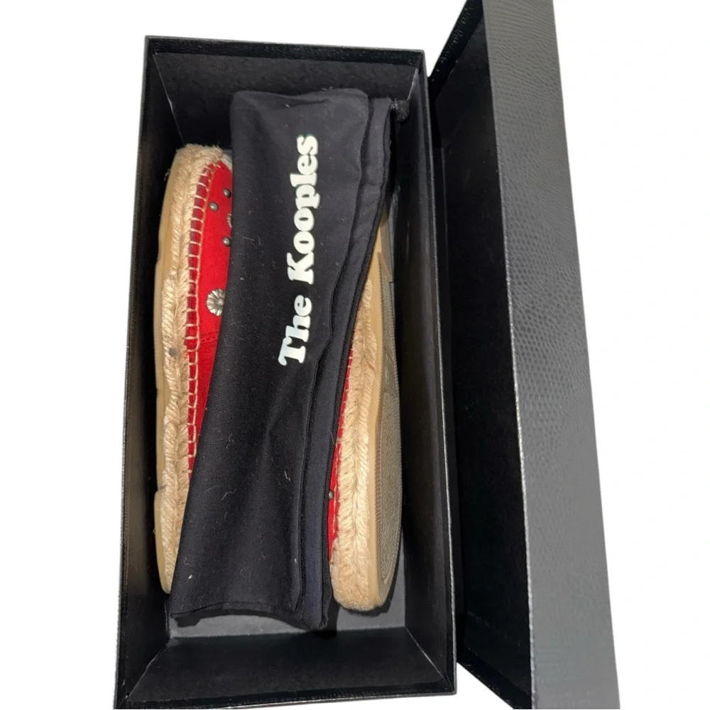The Kooples Daisy Espadrilles New in Box Size 38 Made in Spain🇪🇸!