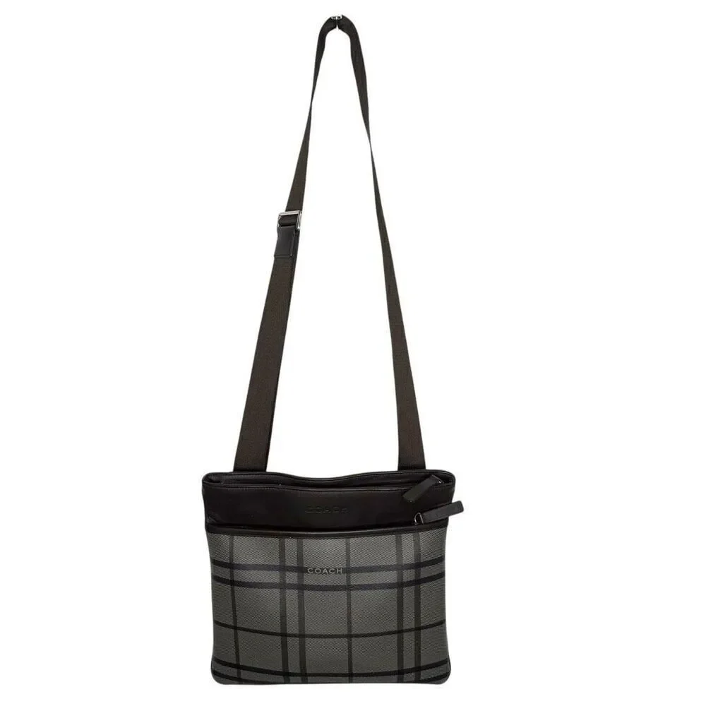 Coach authentic plaid