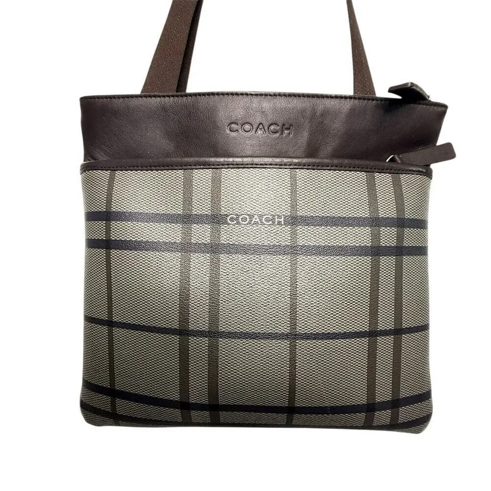 Coach authentic plaid