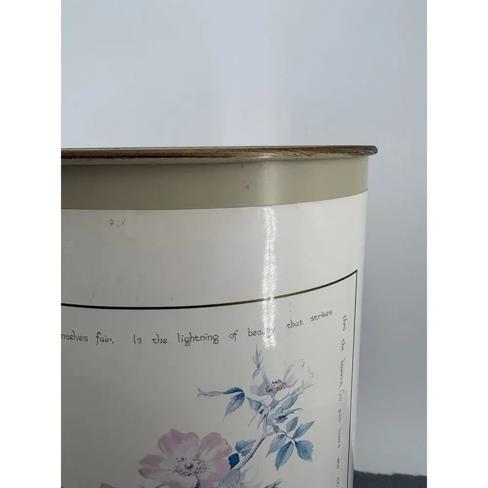 VTG 1977 Webb & Bower Ltd. Trash Can Waste Featuring the “Song of the Rose