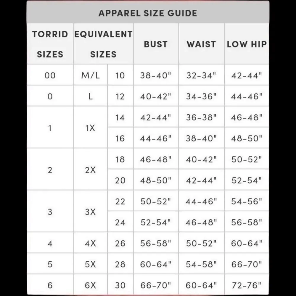 torrid by just