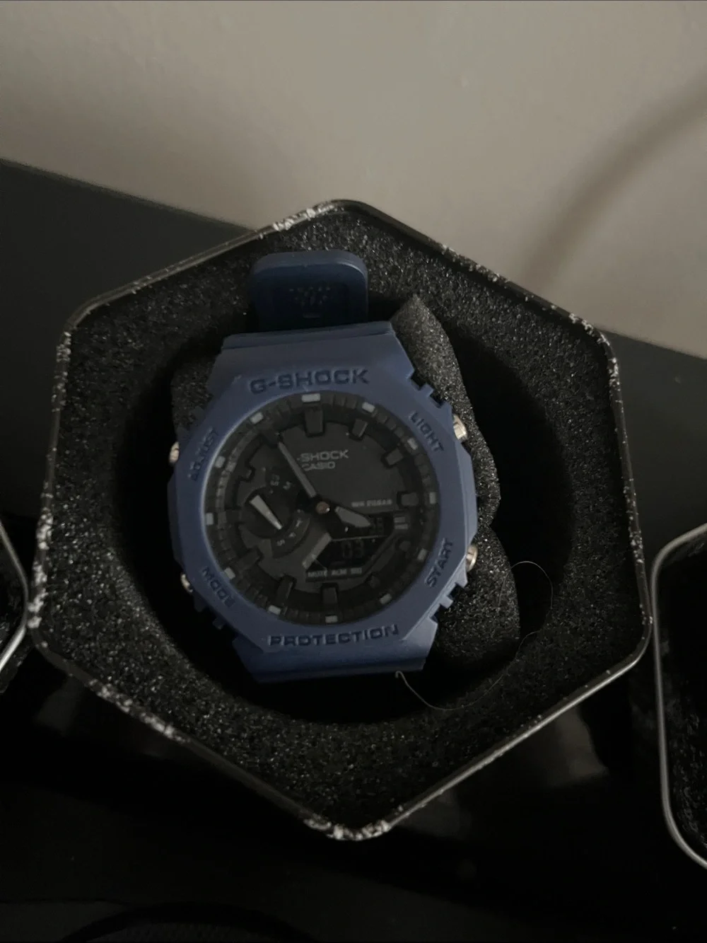 G-Shock Blue Resin Analog-Digital Sport Watch