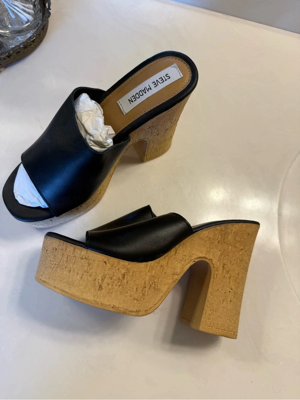Steve Madden toe cork