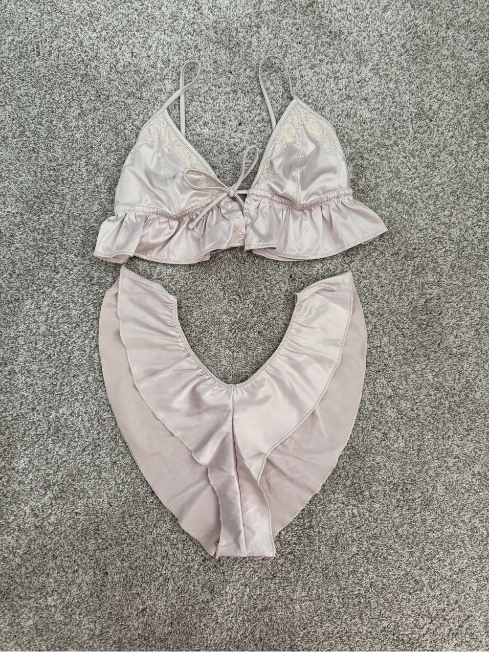 aerie satin bralette