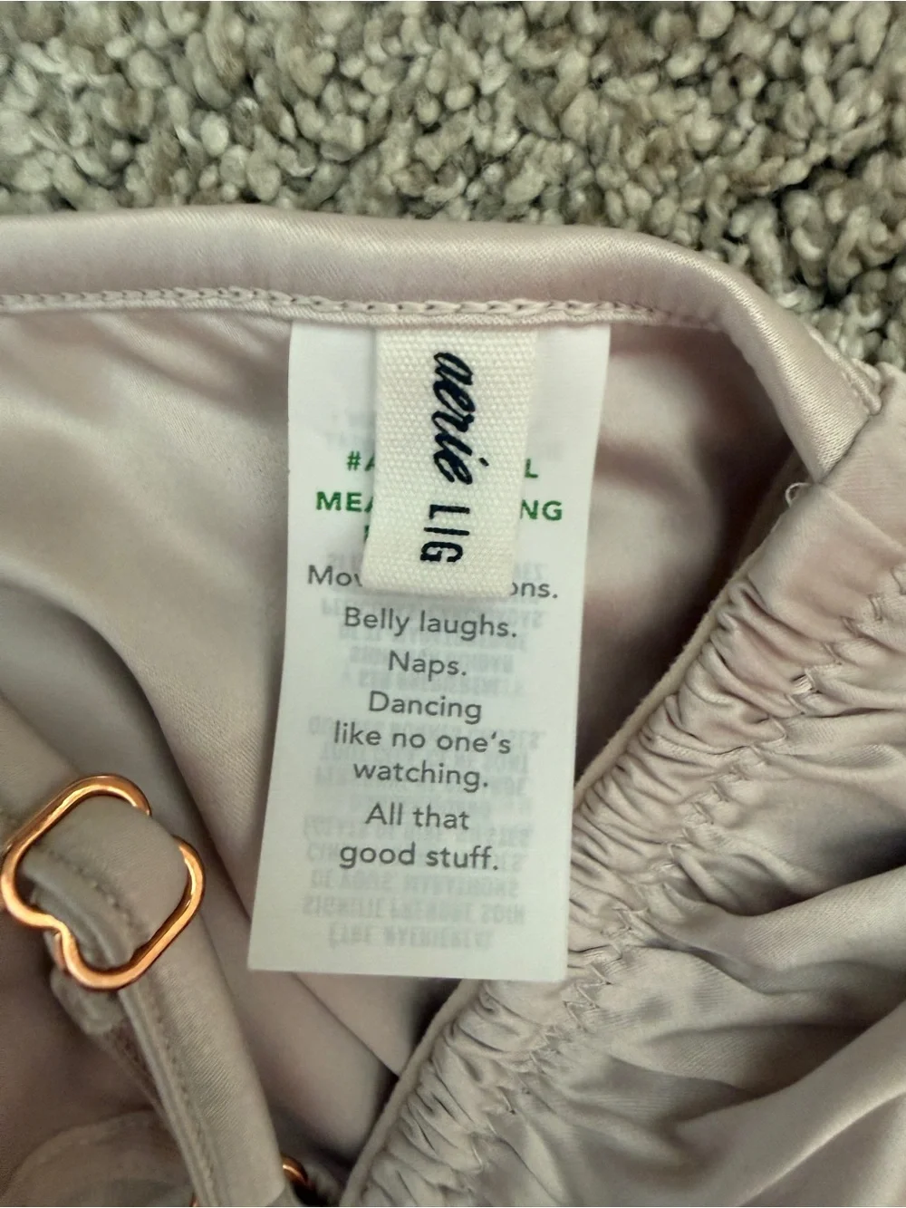 aerie satin bralette