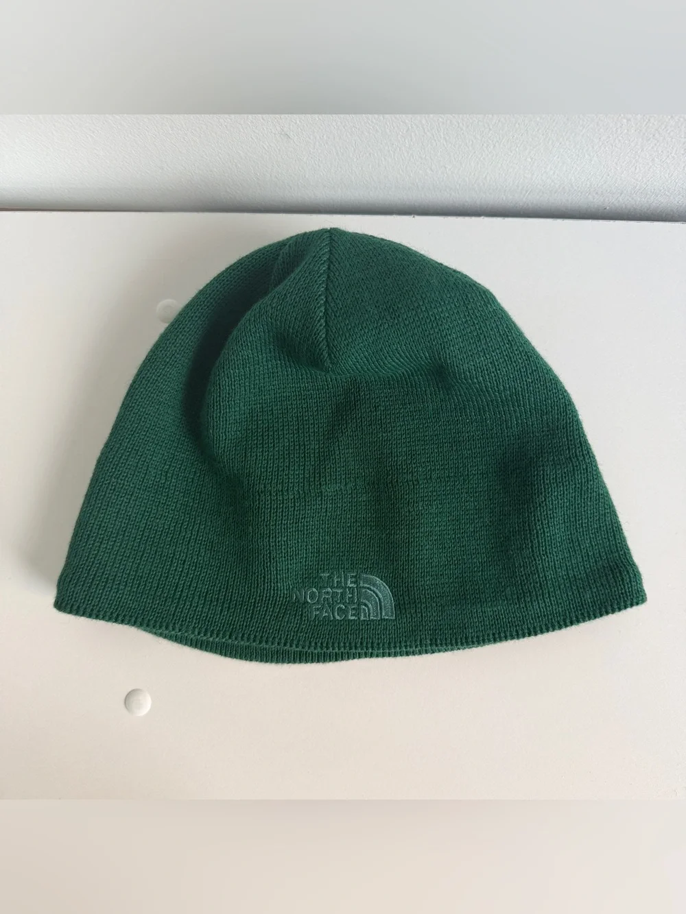 The North Face Dark Green Beanie wool one size