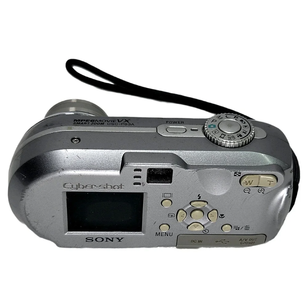 Sony Cyber-shot DSC-P93A 5.1MP Digital Camera Silver 3x Optical Zoom Parts DSC