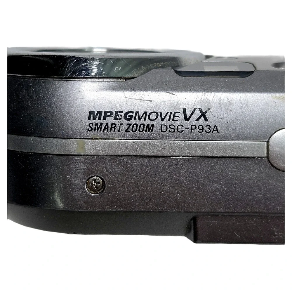 Sony Cyber-shot DSC-P93A 5.1MP Digital Camera Silver 3x Optical Zoom Parts DSC