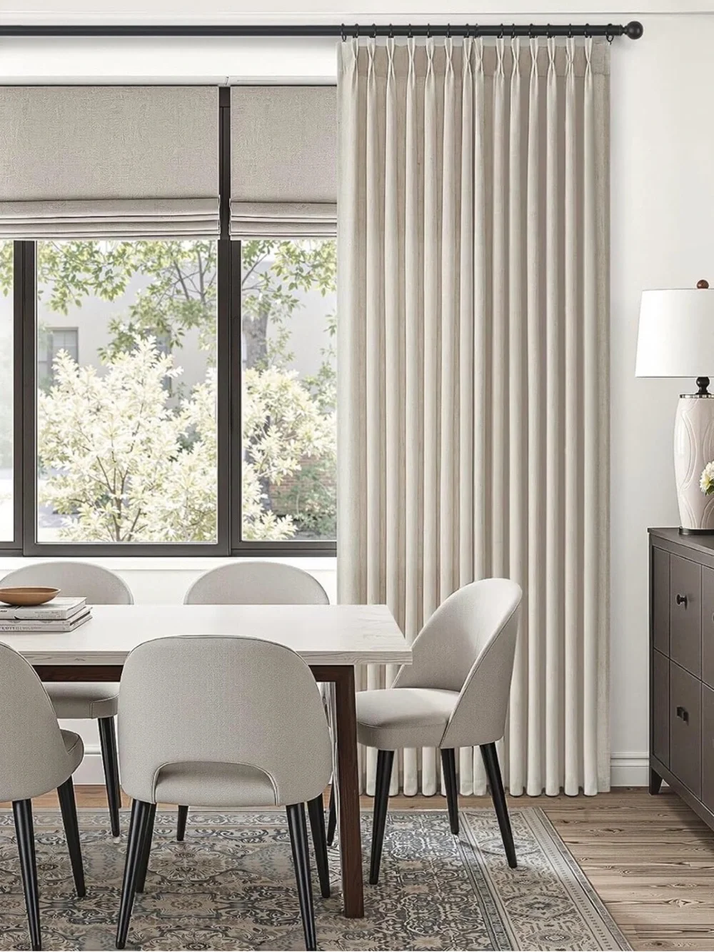 Pleated Linen Curtains 40