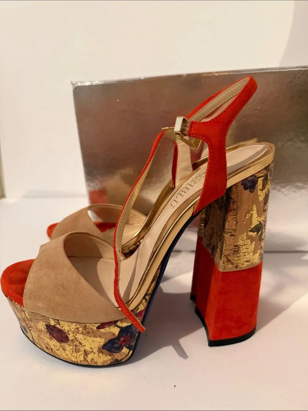 Loriblu platform slingback