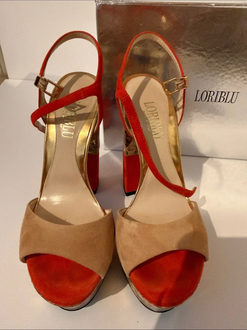 Loriblu platform slingback