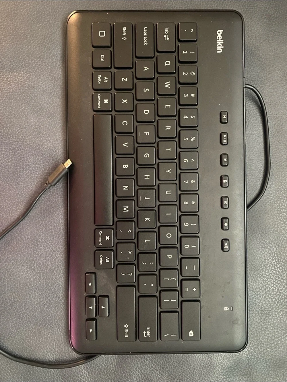 Belkin Compact Wired Keyboard — Black