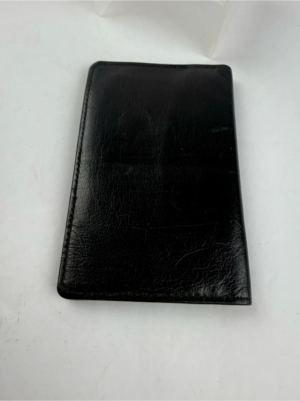 VTG Pocket Day-Timer organizer Antique Calf Leather Junior Size 5.5x3.5 Black