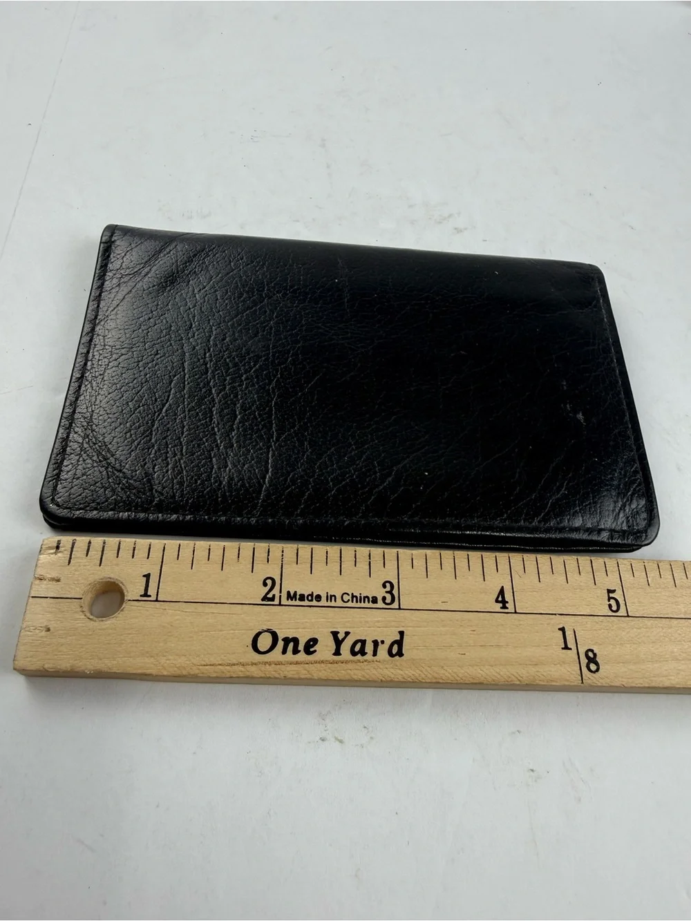 VTG Pocket Day-Timer organizer Antique Calf Leather Junior Size 5.5x3.5 Black
