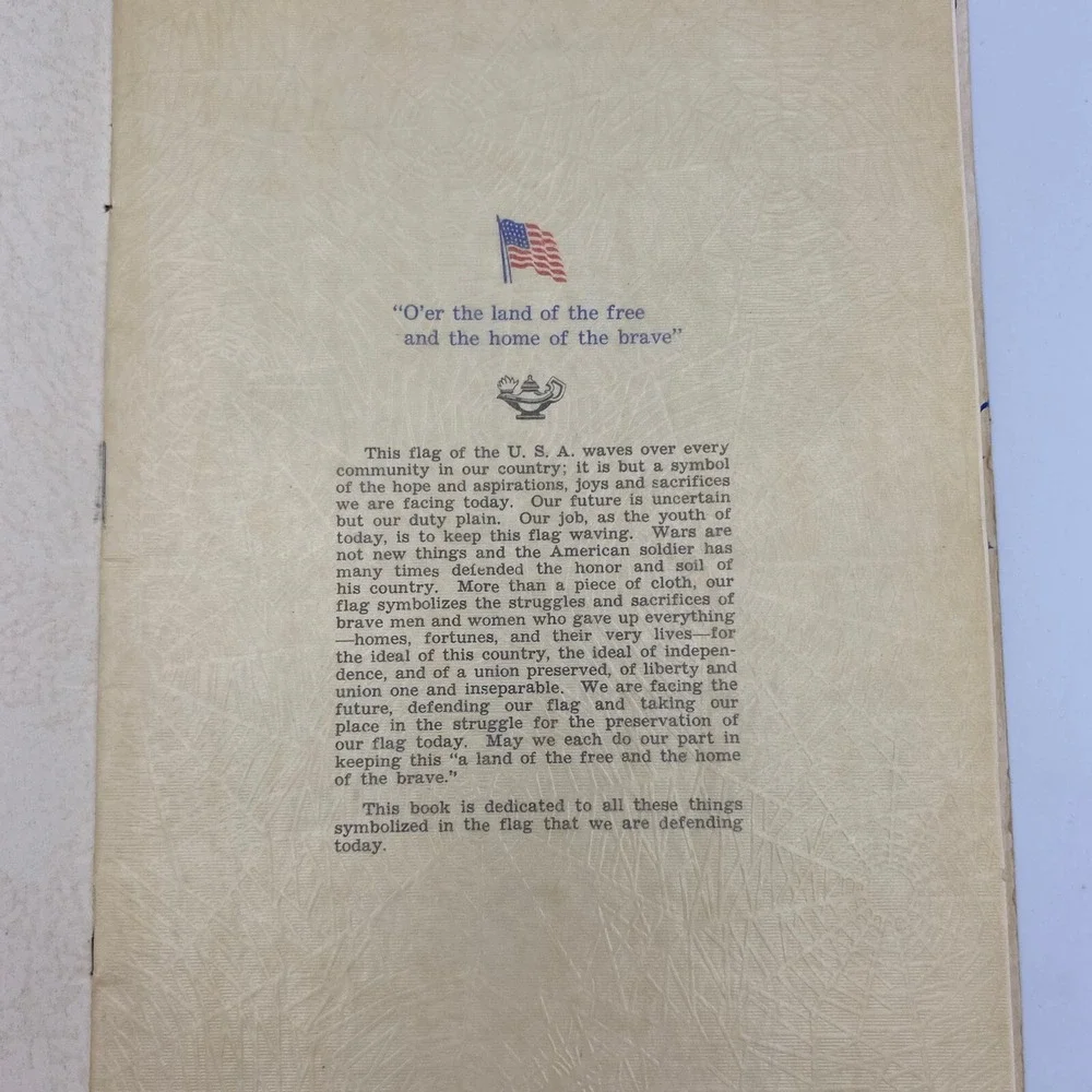 1941 1942 Garden City Junior College Kansas Yearbook Banquet Commencement WWII