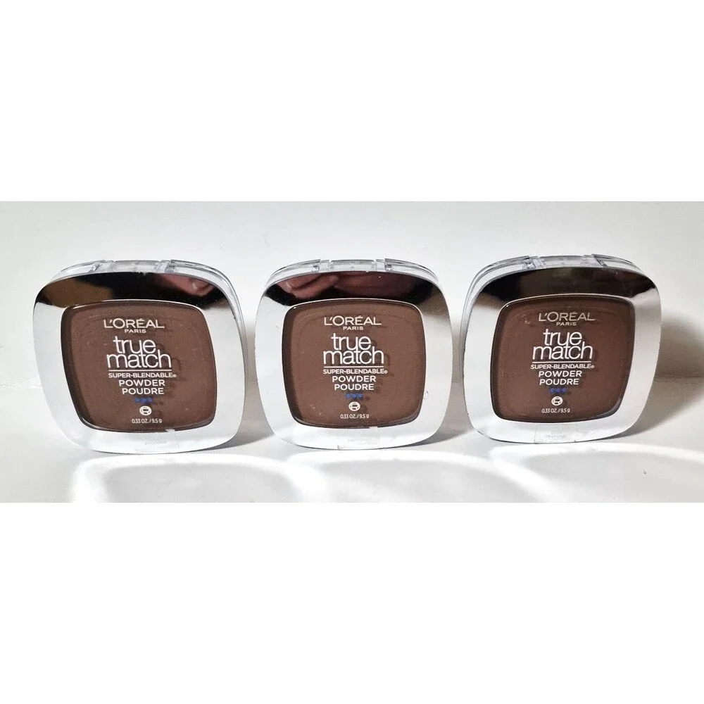 3 x L'oreal True Match Super Blendable Powder Foundation Makeup ~ C9 DEEP ~ NEW