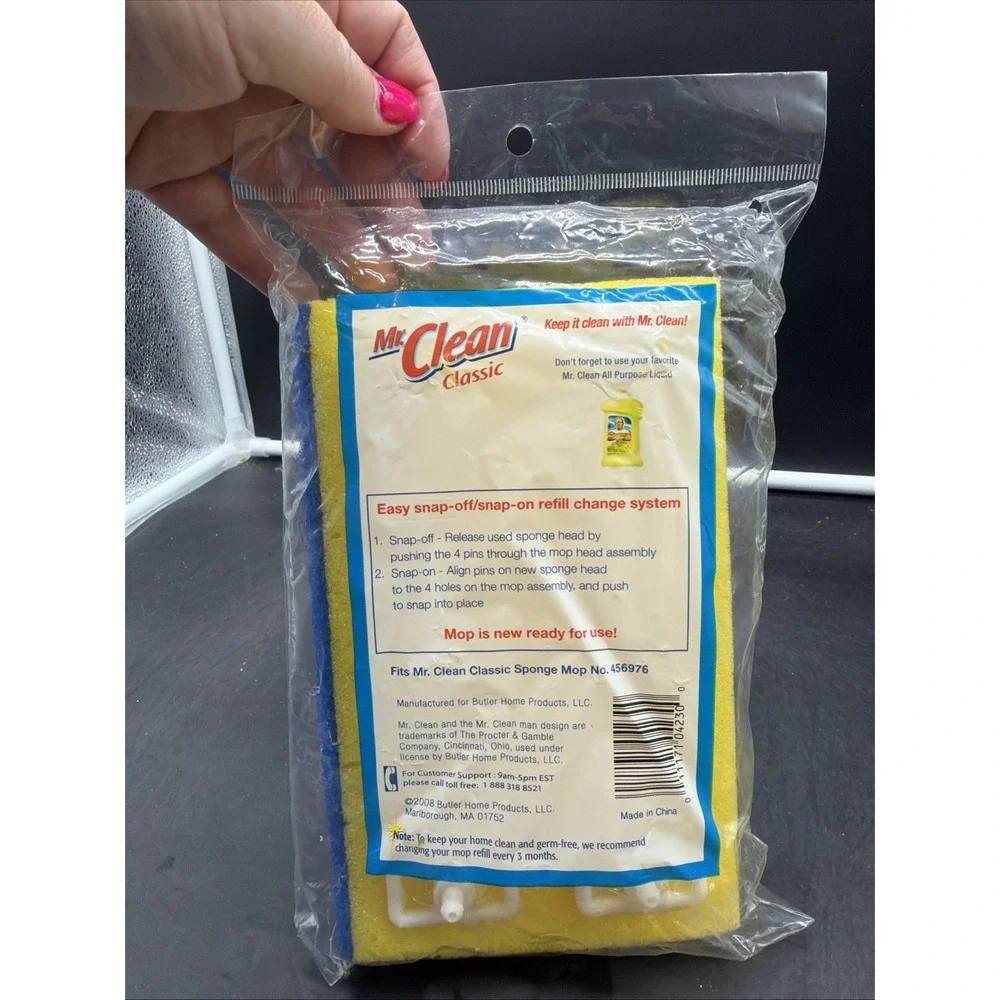 Mr. Clean design eliminating efficient