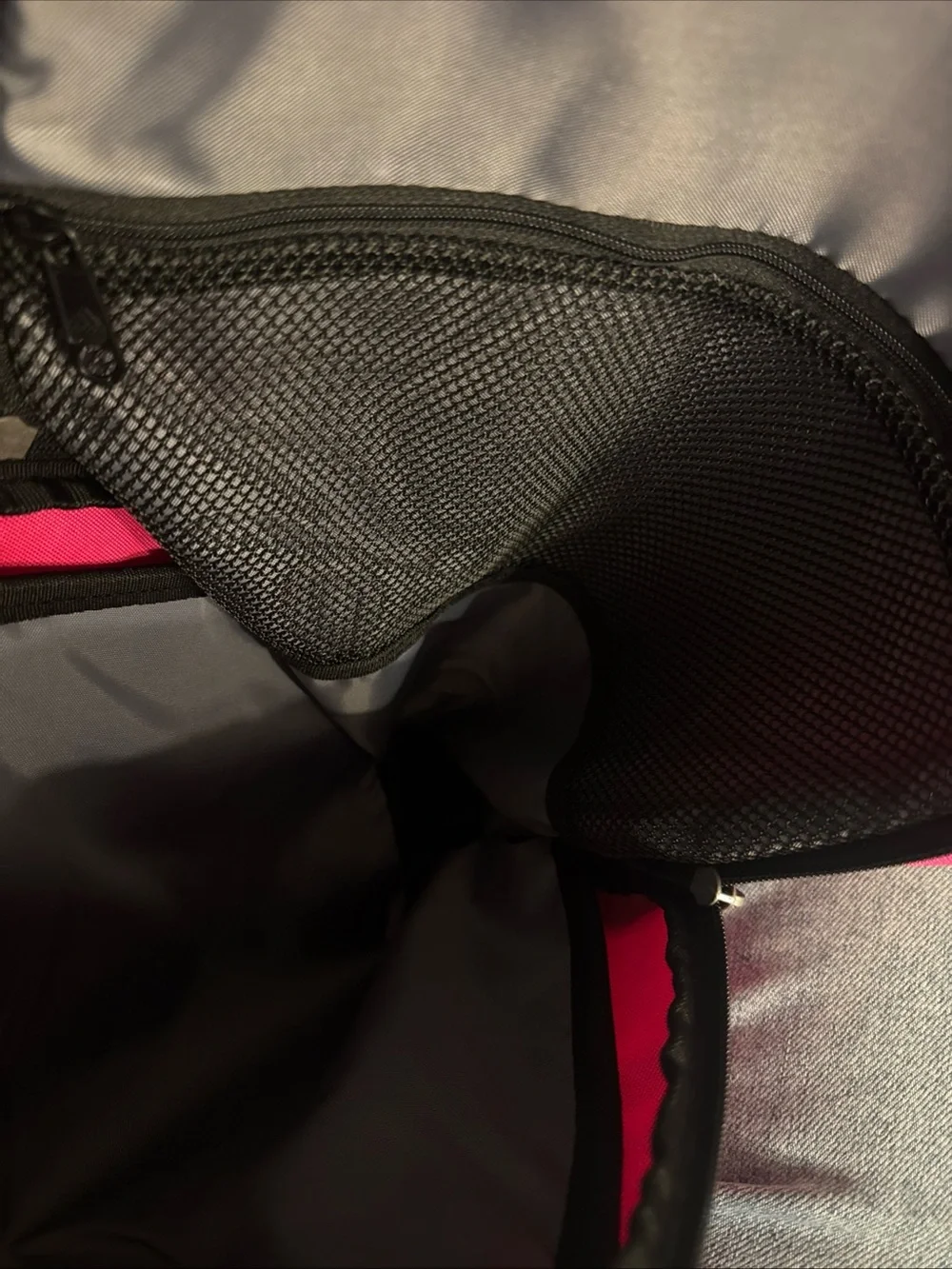 adidas Pink and Black Backpack with Logo