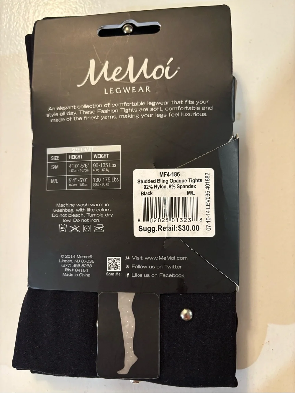 Memoi elegant black