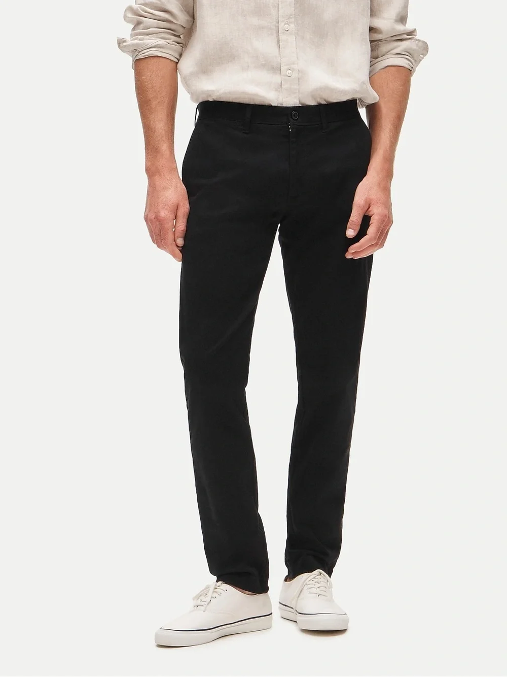 J. Crew 484 Slim-fit stretch chino pant in Black Size 36x34 NWT